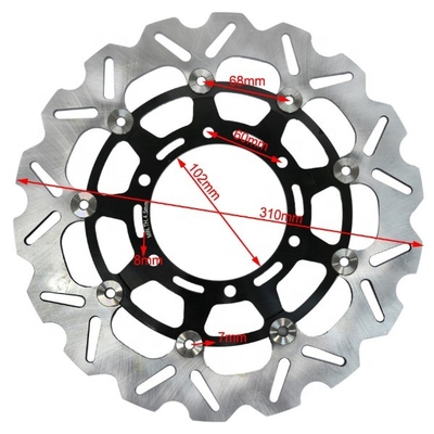 ID 102mm Brake Discs Replacement for Suzuki Motorcycle Parts Durable Fit GSX R 600 750 1000 2.27kg