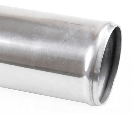 Polished and End Reaming Processing Technic 90 Degree Universal Aluminum Bend Elbow Exhaust Pipe with Clamp Connection