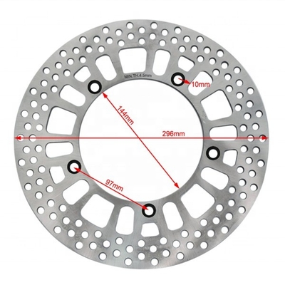 Stainless Steel 296MM Round Front Brake Disc Rotor for HONDA STEED 400 600 VT C SHADOW 600 Perfect Fit and Performance