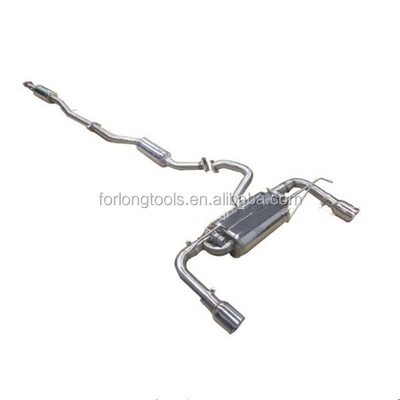 Universal Fitment Glossy Stainless Steel Modified Exhaust Pipe for Mitsubishi Lancer and Valve Control