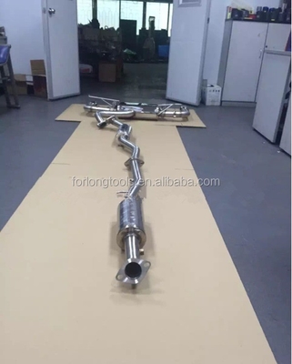 Universal Fitment Glossy Stainless Steel Modified Exhaust Pipe for Mitsubishi Lancer and Valve Control