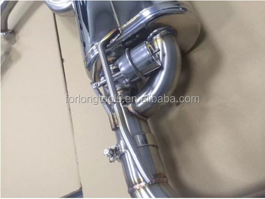 Universal Fitment Glossy Stainless Steel Modified Exhaust Pipe for Mitsubishi Lancer and Valve Control