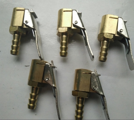 Stock 6MM 8MM Car Tyre Wheel Tire Air Chuck Inflator Pump Valve Clip Connector for Universal Vehicles Ready to Ship