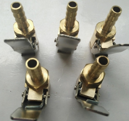 Stock 6MM 8MM Car Tyre Wheel Tire Air Chuck Inflator Pump Valve Clip Connector for Universal Vehicles Ready to Ship