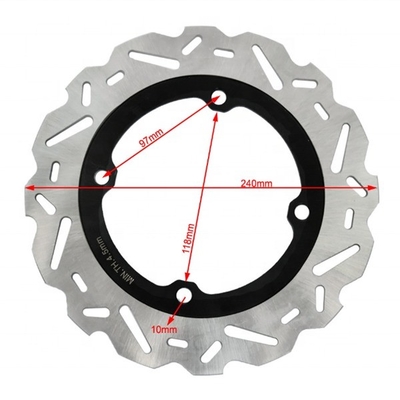 Rear Position 240mm Fixed Disc Brake Rotor for Honda Racing Bike CB F 500 CB X 500 CBR R 500 Smooth and Quiet Braking