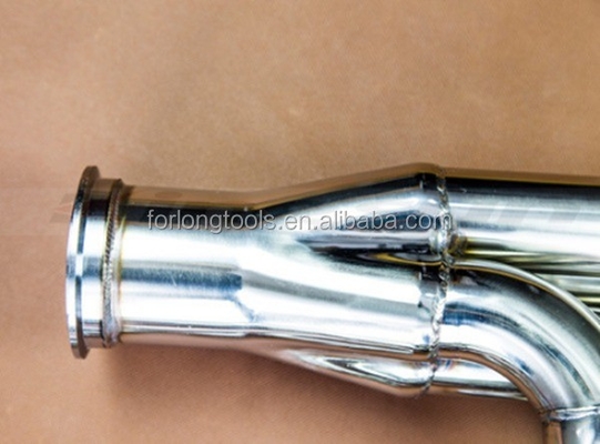 Polished Racing Stainless Steel Exhaust Header Manifold for 97-14 Chevy Small Block V8 LS1 LS2 LS3 LS6 LSX Automobile Exhaust Pipe