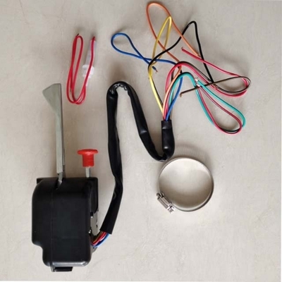 Universal Car Black Chrome Column Mount Turn Signal Switch w/ Hazard Knob for Replace/Repair Exceptional Durability