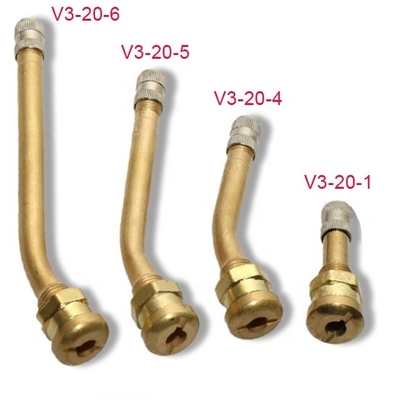 Universal Brass Tubeless Tire Valve with Extension Wheel Tyre V3-20-1 V3-20-6 V3-20-4 V3-20-5 Standard OE NO. and Universal