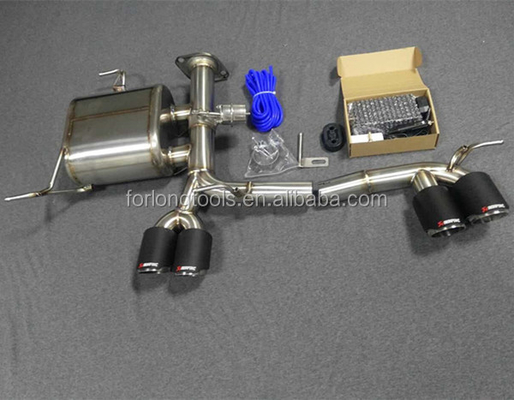 Stainless Steel 304 BMW 320i E90 Exhaust System Tail Part Refitted to M3 with Valve Control and Exhaust Pipe