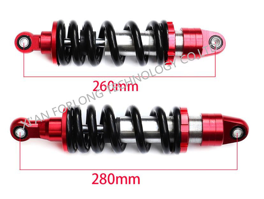 Aluminum Alloy Universal Motorcycle Rear Shock Absorber 260mm Center Distance Suitable for All Types of Riders