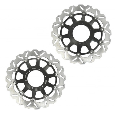6 Mounting Hole 330MM Stainless Steel Motorcycle Floating Brake Disc Rotor for Honda CBR929 RR CBR954 RR and Performance