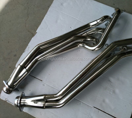 Universal Car Model FOR FORD MUSTANG 5.0L V8 STAINLESS STEEL EXHAUST MANIFOLD LONG TUBE HEADER for Improved Exhaust Flow