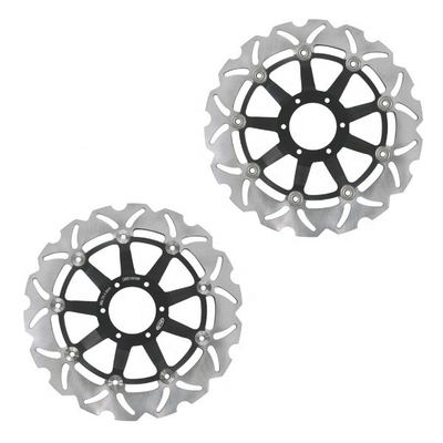 6 Mounting Holes 296MM Stainless Steel Motorcycle Floating Brake Disc Rotor for Honda CBR F 600 Crossrunner 800 VFR 800