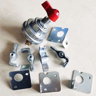 Efficiently Prevent Accidental Start A/C Switch Battery Master Disconnect Switch with Red and Yellow Lockout Lever Kit