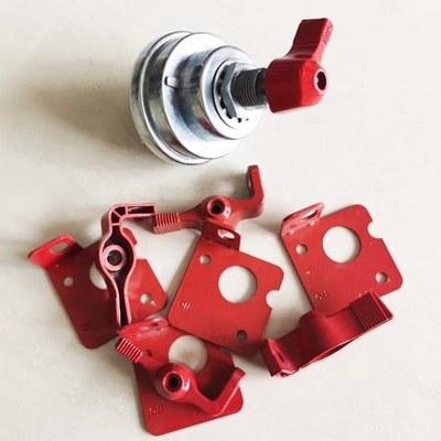 Efficiently Prevent Accidental Start A/C Switch Battery Master Disconnect Switch with Red and Yellow Lockout Lever Kit