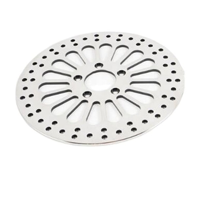 OD 299mm 11.8 Inch Rear Polished Brake Rotors for Harley Right Left Mounting Hole 5 2.30kg Position Front Rear
