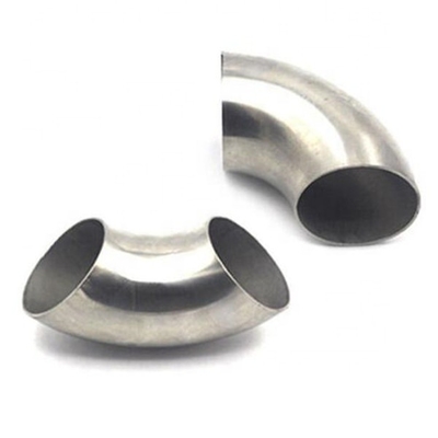 Connection Welding 304 Stainless Steel 90 Degree Bend Elbow Pipe 1MM Thickness Exhaust 2 X 3 INCH for Customized Support