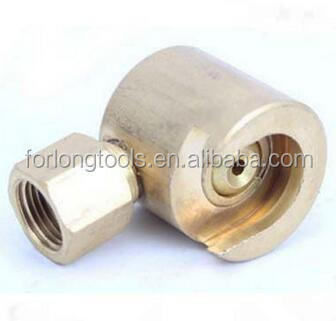 Zinc Alloy Brass Flat Grease Nipple Grease Gun Refueling Pipe Fittings with Customized Support and Button Connection