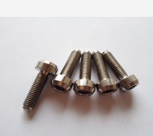 Grade GR5 Titanium Split Rim Bolts M7 x 24MM DIN Standard Natural Finish for Your Manufacturing Needs