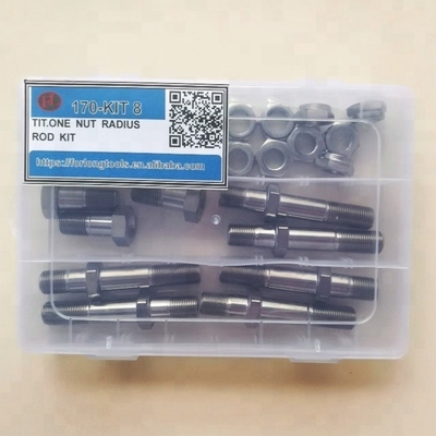 6AL-4V Titanium Alloy GR5 Finish Bolt Kit for Sprint Car Race Bolt One Nut Stud Performance