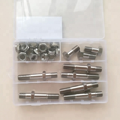 6AL-4V Titanium Alloy GR5 Finish Bolt Kit for Sprint Car Race Bolt One Nut Stud Performance