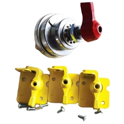 Universal Purpose Steel Isolator Lockout Lever Kit for Master Disconnect Switches and Improved Replacement