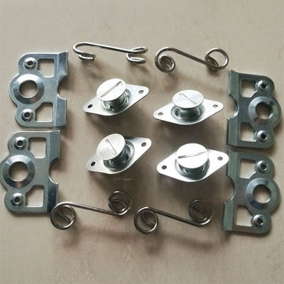 Custom-Made DZUS Fastener 7/16 Self-Ejecting Steel Slotted Head .500 Grip With Spring Back Plates for Replacement/Repair