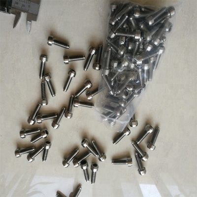 Easy-to-Install and Durable M7 * 24mm Titanium Split Rim Bolts for BBS DIN Standard Natural Finish