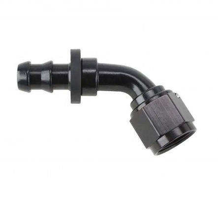 Customized Support Round Head Code Black Aluminum Push-On Hose End Fitting Kit AN6 9PCS Female Connection and Durable