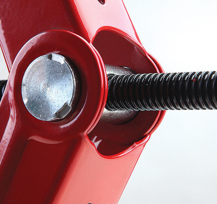 Red 1.5 Ton Scissor Jack for Car Repair Max Height 385mm Minimum Height 105mm Support Manual Mechanical Jack Auto Repair Tool