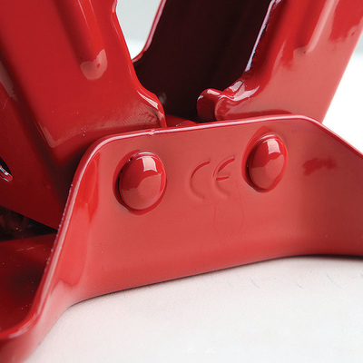 Red 1.5 Ton Scissor Jack for Car Repair Max Height 385mm Minimum Height 105mm Support Manual Mechanical Jack Auto Repair Tool
