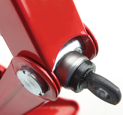 Red 1.5 Ton Scissor Jack for Car Repair Max Height 385mm Minimum Height 105mm Support Manual Mechanical Jack Auto Repair Tool