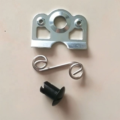 7/16&quot; Aluminum Black Buttons Quarter Turn Dzus With 1-3/8&quot; Spring Backing Plate Aluminum Universal Year for Replace/Repair