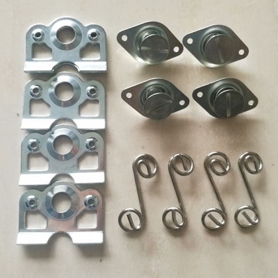 Universal 7/16&quot; Heavy-Duty Aluminum Dzus Button with Steel Springs and Back Plates Superior Replacement/Repair Option