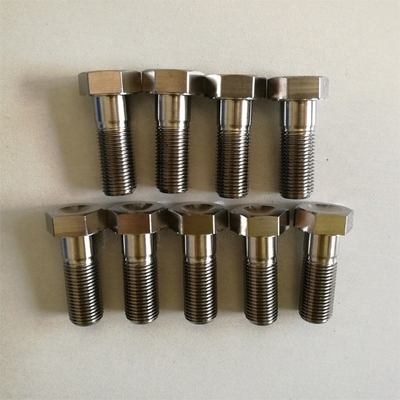 6AL-4V Titanium Alloy Natural Finish SPRINT CAR TITANIUM RADIUS ROD BOLT 1/2&quot;-20 x 1-3/8&quot;Hex Head Bolts with DIN Standard