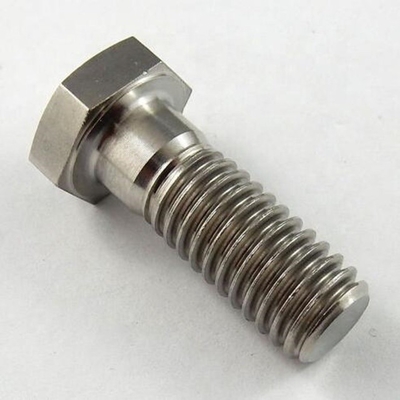 Sprint Car 5/16&quot;-24 x 1-1/2&quot; UNF Titanium Hex Head Bolt DIN Standard made of 6AL-4V Titanium Alloy with Natural Finish