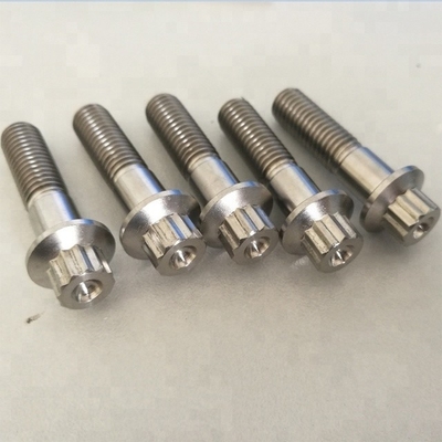 1.25 Pitch Flanged M8 Nuts in 6AL4V Grade Titanium for DIN Standard Mechanical Applications