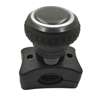 Black Universal Fitment Car Steering Wheel Booster Spinner Knob 360 Degree Grip Ball Turning Hand Control for Smooth Operation