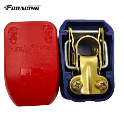Clamping Down Copper-Zin Plated Battery Switch Terminal 4-6 AWG Gauge Input for Car Boat Steel and Brasses