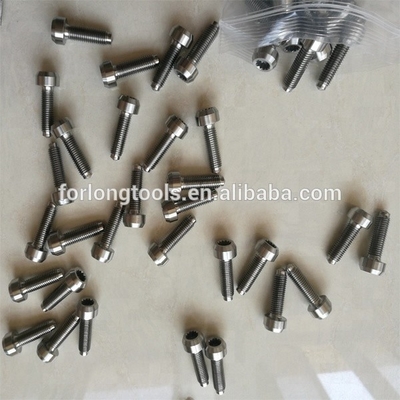 6AL-4V Titanium Alloy M7*1.0 Split Rim Bolts for BBS Natural Finish 24.5mm Ready to Ship