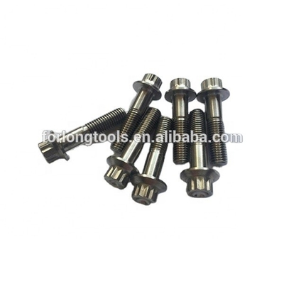 Universal Year 2021 M8X32mm Colorful Titanium 12 Point Flanged Head Bolts for Superior Performance