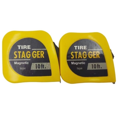 Yellow Color Racing Car Stagger Tape Measure Tap 10 Feet * 1/4&quot; with Imperial Measurement System and Magnetic Tools
