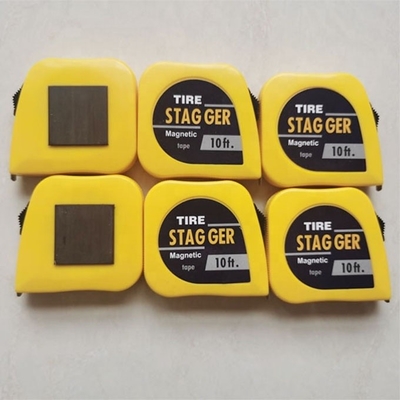 Yellow Color Racing Car Stagger Tape Measure Tap 10 Feet * 1/4&quot; with Imperial Measurement System and Magnetic Tools