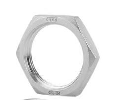 5/8-18 Titanium Hex Jam Nuts For Heim Joint Rod End Natural Finish Performance-Enhancing for General Industry Applications
