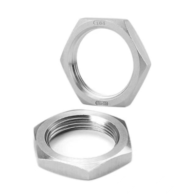 5/8-18 Titanium Hex Jam Nuts For Heim Joint Rod End Natural Finish Performance-Enhancing for General Industry Applications