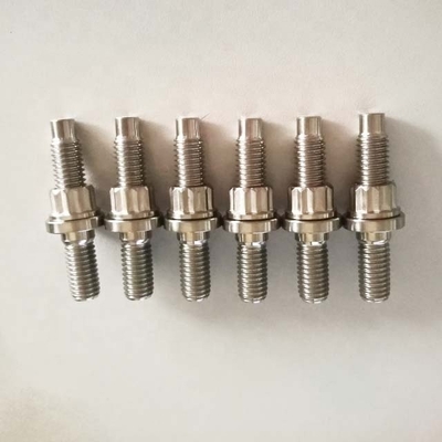 Experience Enhanced Engine Performance with Natural Finish Titanium Turbo to Manifold Stud Kit M8 M10 and DIN Standard