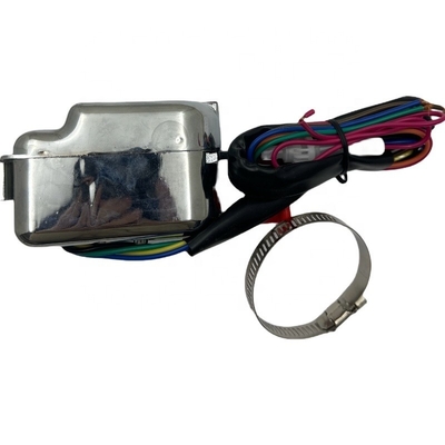 OEM Standard Size Universal Street Chrome Column Mount Turn Signal Switch with Hazard Knob and Dimmer Lever Easy to Install