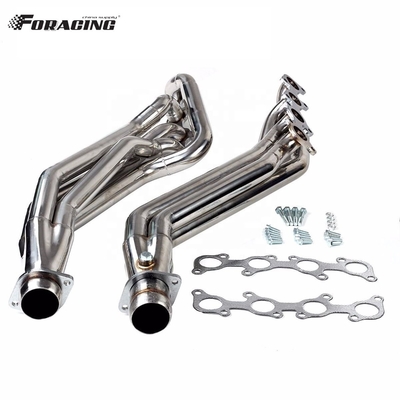 Polished Stainless Steel Exhaust Header for 5.0L V8 Mustang Manifold LS1 LS2 LS3 LS6 LSX Guaranteed Fit and Function