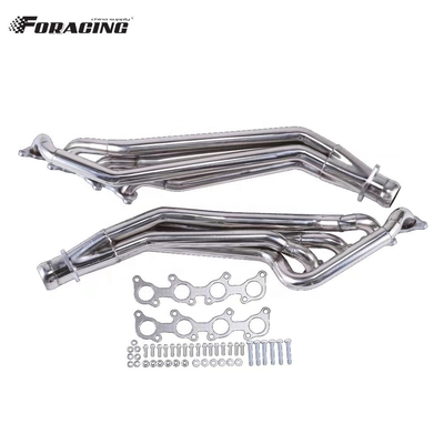 Polished Stainless Steel Exhaust Header for 5.0L V8 Mustang Manifold LS1 LS2 LS3 LS6 LSX Guaranteed Fit and Function