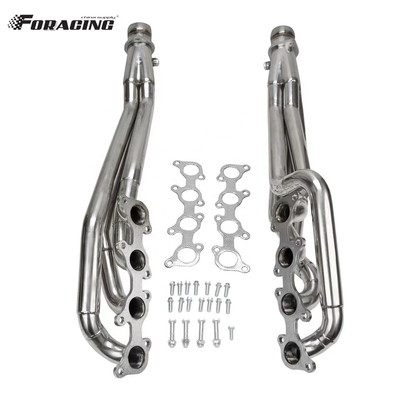 Polished Stainless Steel Exhaust Header for 5.0L V8 Mustang Manifold LS1 LS2 LS3 LS6 LSX Guaranteed Fit and Function